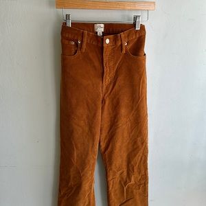 J. Crew Bronze Corduroy Pants